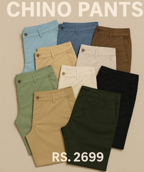 Cotton Chino Pants
