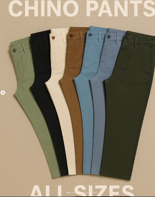 Cotton Chino Pants
